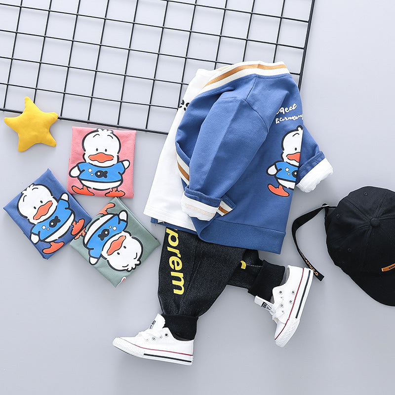 Duckling Boy Baseball Suit