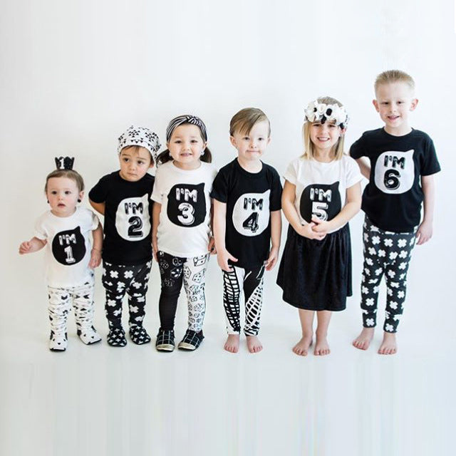 1-6 Years Printed T-shirt