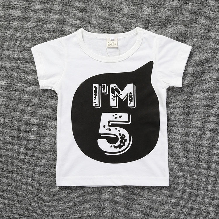 1-6 Years Printed T-shirt