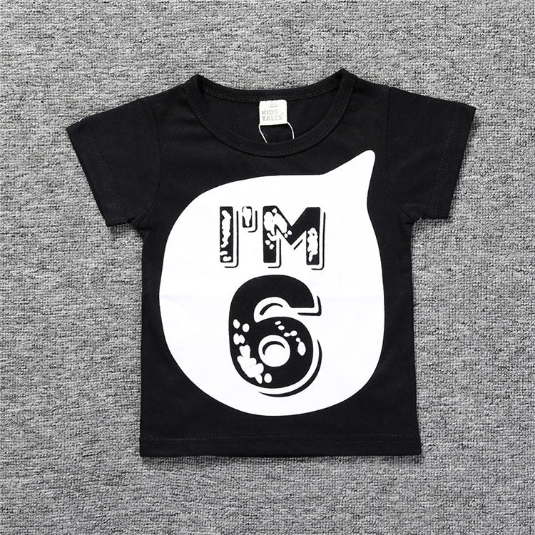 1-6 Years Printed T-shirt