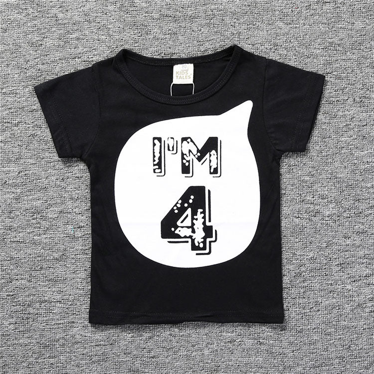 1-6 Years Printed T-shirt