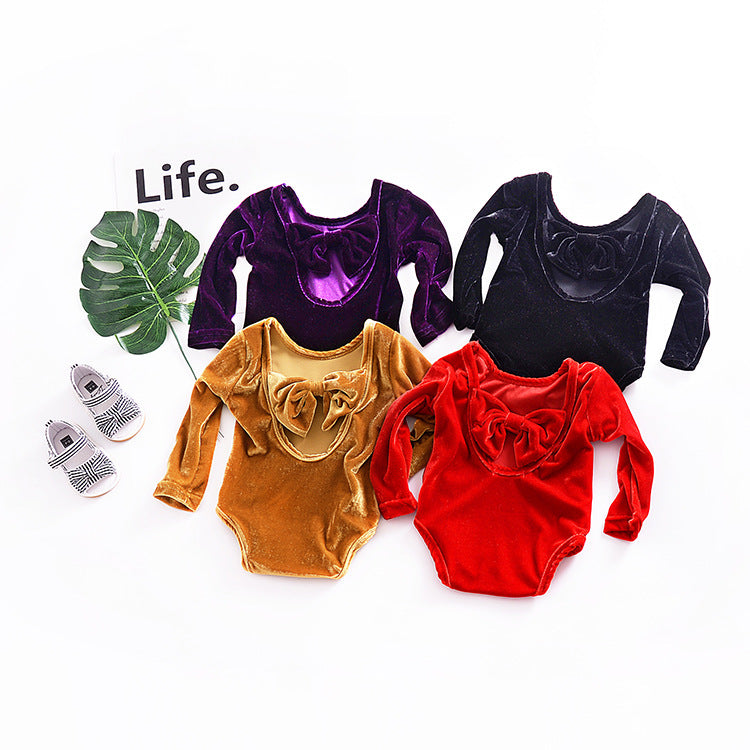 Golden Velvet Series Baby Girls' Dance Clothes