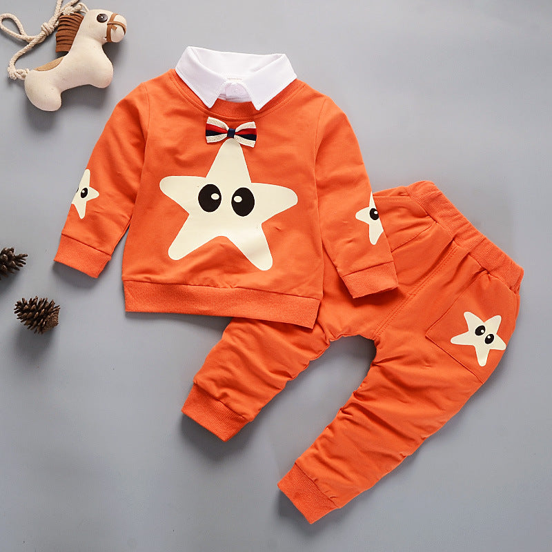 Five-pointed Star Baby Clothes In Set