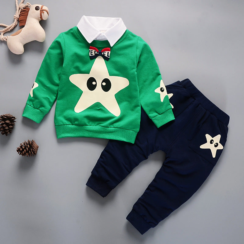 Five-pointed Star Baby Clothes In Set