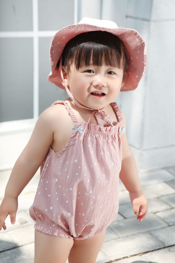 Star Sling Romper with Hat