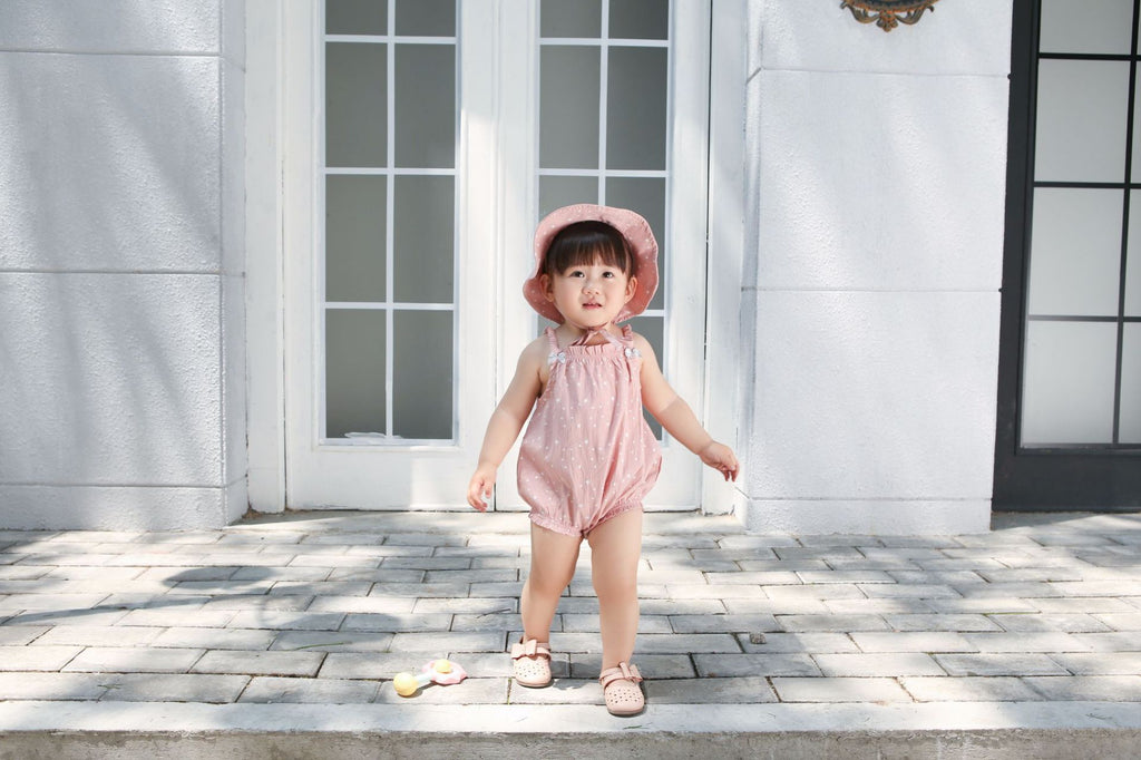 Star Sling Romper with Hat