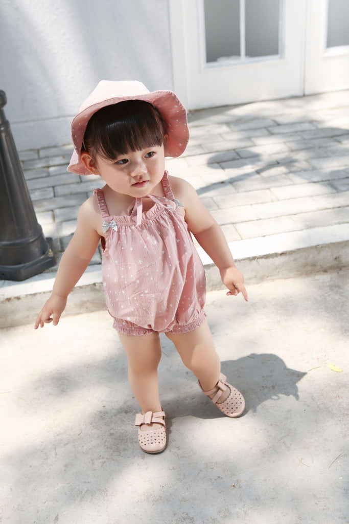 Star Sling Romper with Hat