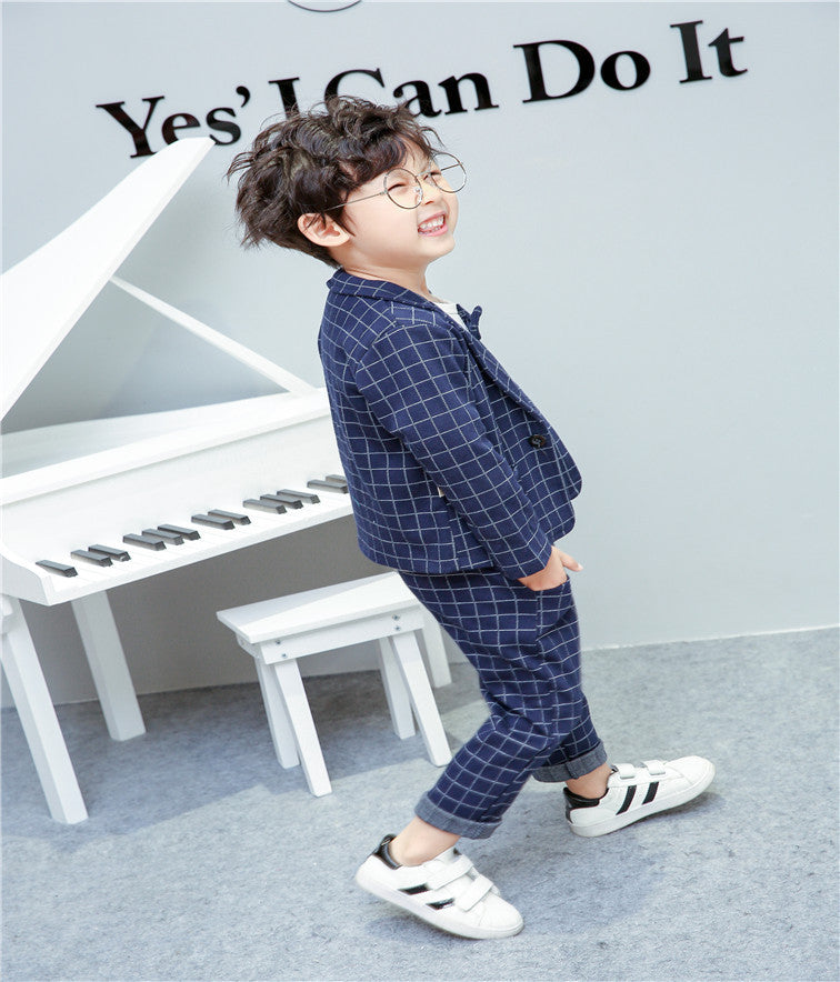 Korean Style Cotton Boys Suit