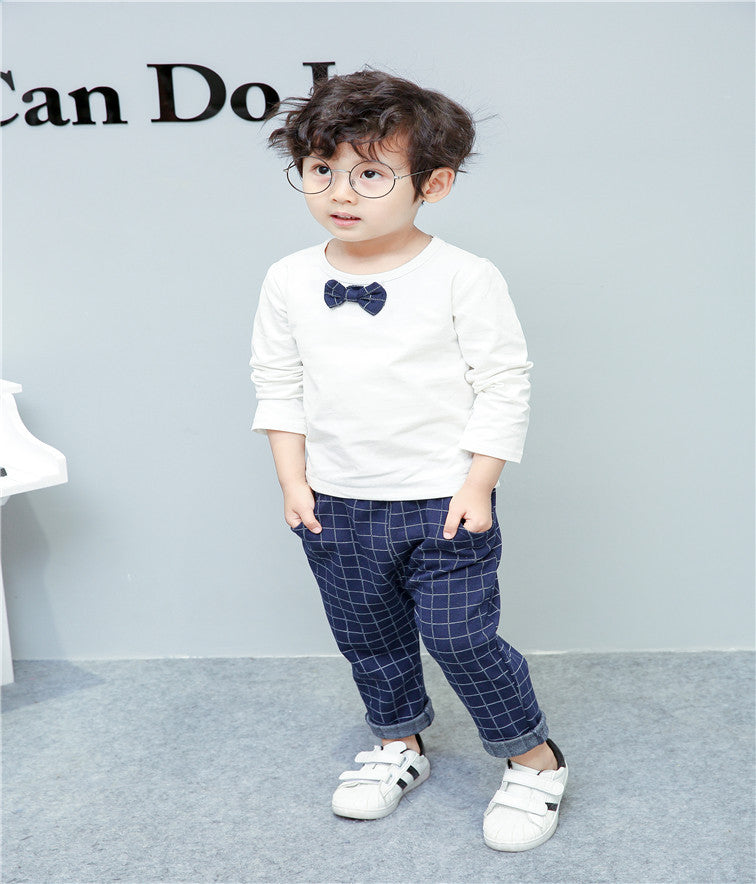 Korean Style Cotton Boys Suit