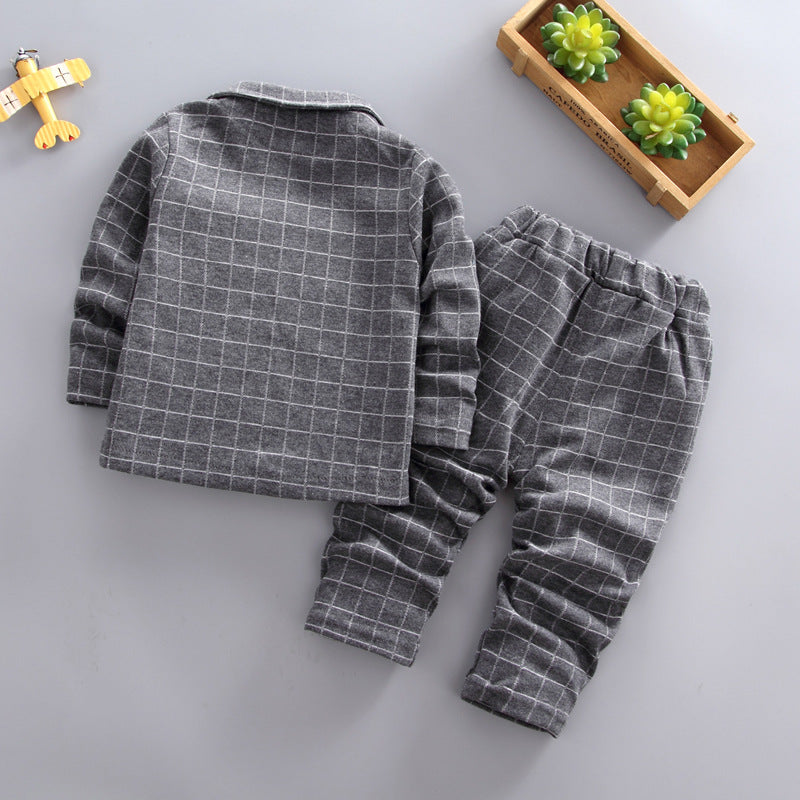 Korean Style Cotton Boys Suit