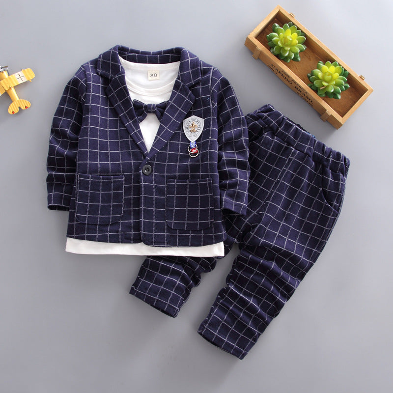 Korean Style Cotton Boys Suit