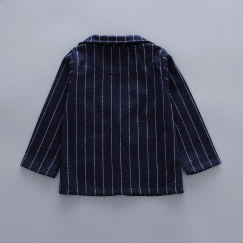 Boys Striped Suit