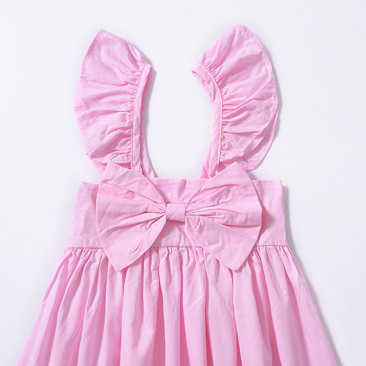 Sleeveless Dress with Bow