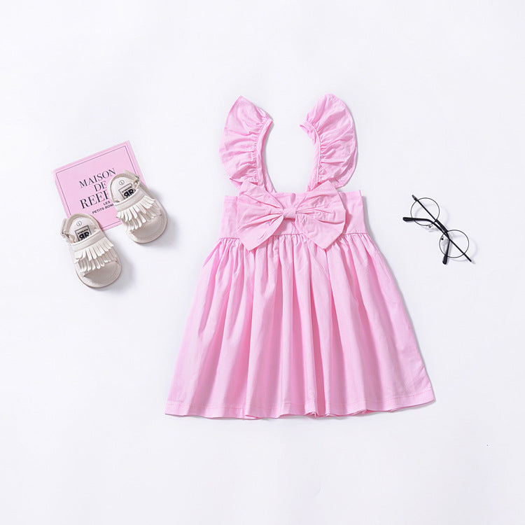 Sleeveless Dress with Bow