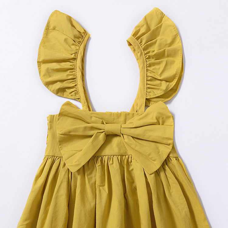 Sleeveless Dress with Bow