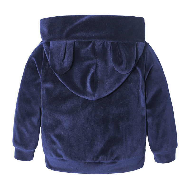 Hoodie Two-piece Children Sport Suit