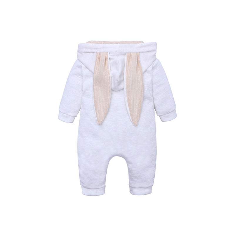 Big Eared Rabbit hooded Romper