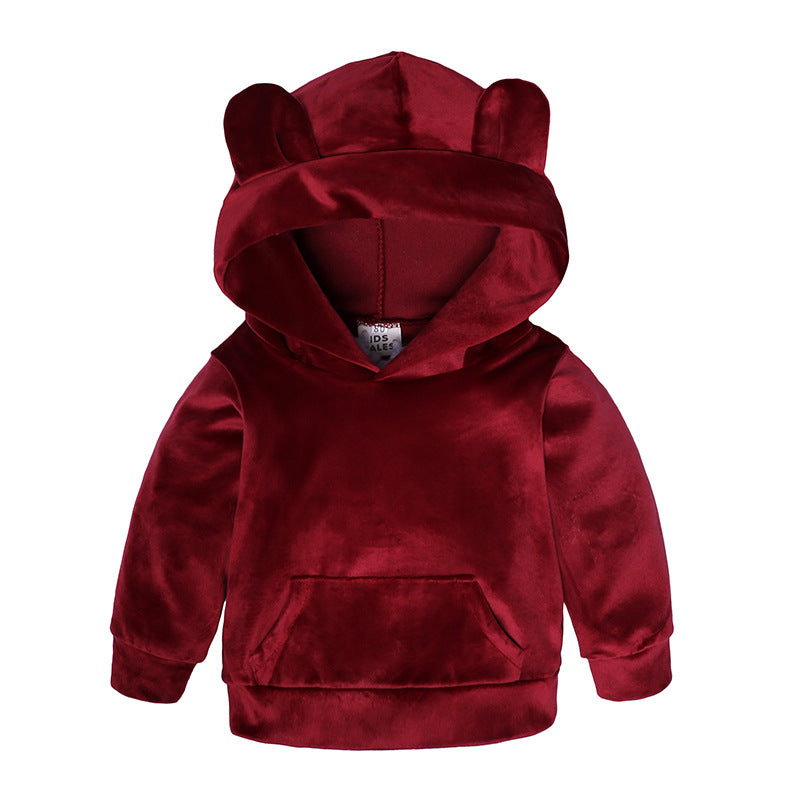 Hoodie Two-piece Children Sport Suit