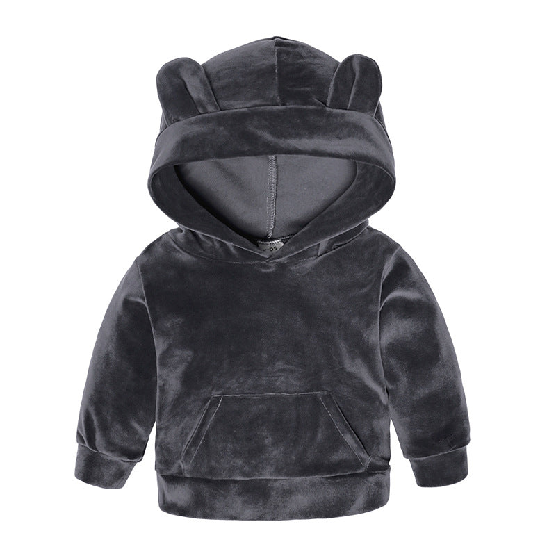 Hoodie Two-piece Children Sport Suit