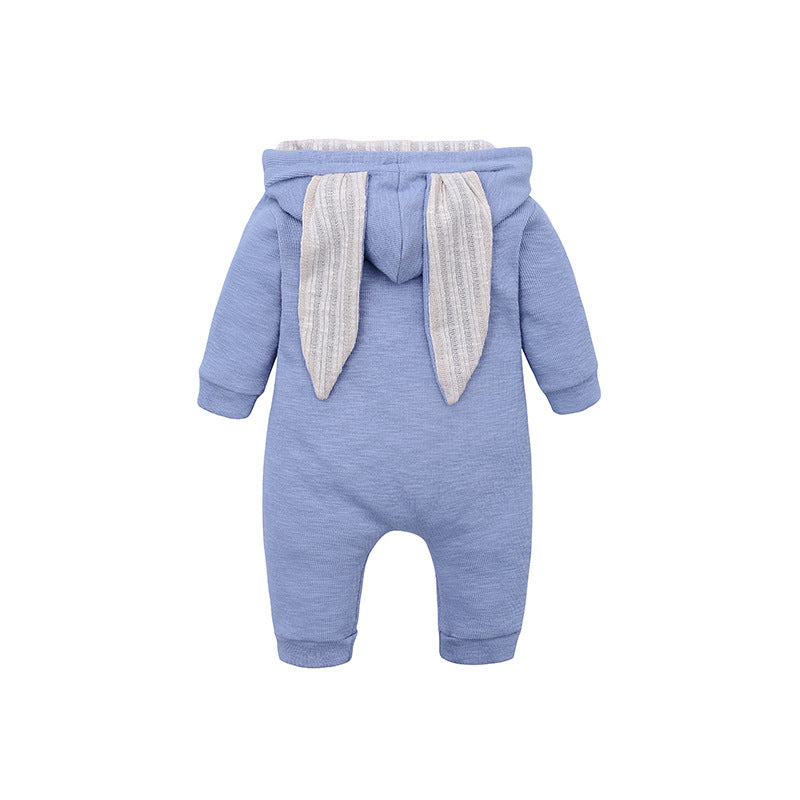 Big Eared Rabbit hooded Romper