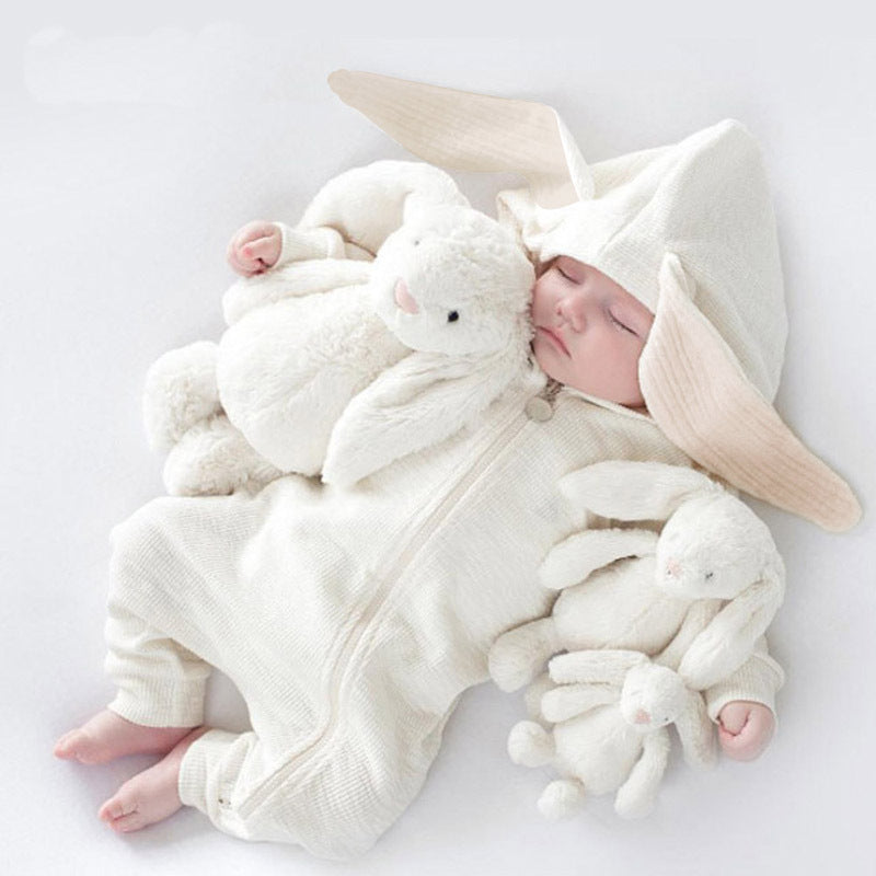 Big Eared Rabbit hooded Romper