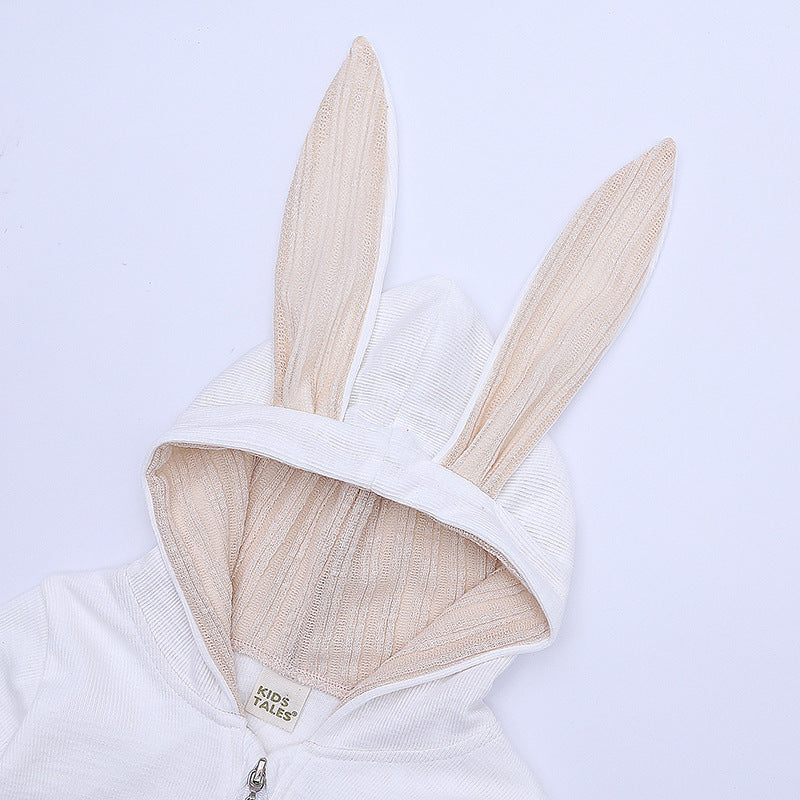 Big Eared Rabbit hooded Romper